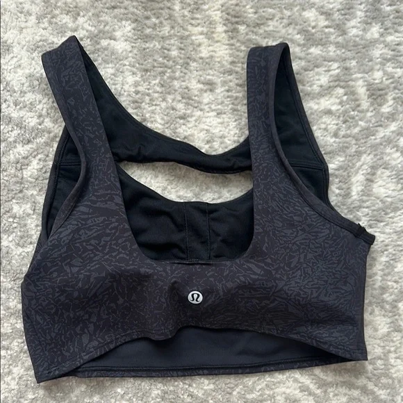 Lululemon Black Sports Bra - Picture 2 of 3